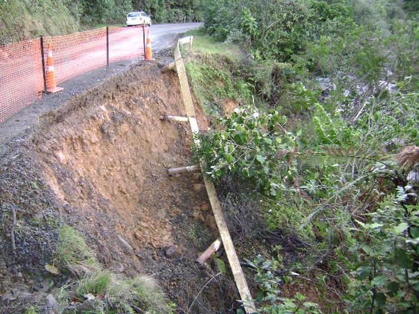 Damage on 309 Rd